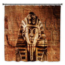 Stone Pharaoh Tutankhamen Mask Bath Decor 205764822
