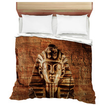 Stone Pharaoh Tutankhamen Mask Bedding 205764822