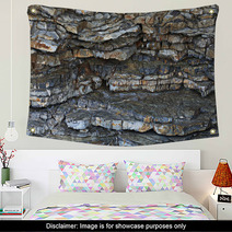 Stone Texture Rock Band Layers Wall Art 72321116