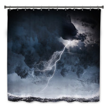 Storm At Night Bath Decor 60153406