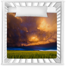 Stormy Sunset In The Plains Nursery Decor 62971451