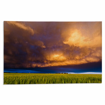 Stormy Sunset In The Plains Rugs 62971451
