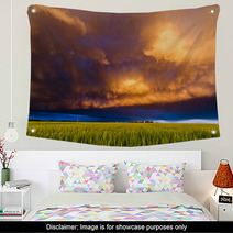 Stormy Sunset In The Plains Wall Art 62971451