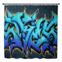 Street Graffiti Spraypaint Bath Decor 7970211
