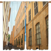 Street In Aix En Provence Window Curtains 66234810