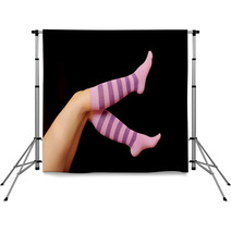 Striped Socks Backdrops 57350765
