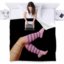 Striped Socks Blankets 57350765