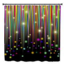 Strisce Colori E Luci-Bright Colors And Glitter Stripes-Vector Bath Decor 42660192