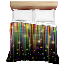 Strisce Colori E Luci-Bright Colors And Glitter Stripes-Vector Bedding 42660192