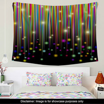 Strisce Colori E Luci-Bright Colors And Glitter Stripes-Vector Wall Art 42660192