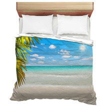 Stunning Caribbean Beach With Transparent Waters Bedding 57963866