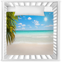Stunning Caribbean Beach With Transparent Waters Nursery Decor 57963866
