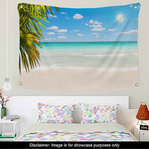 Stunning Caribbean Beach With Transparent Waters Wall Art 57963866