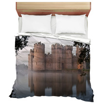 Stunning Moat And Castle In Autumn Fall Sunrise With Mist Over M Bedding 48049725