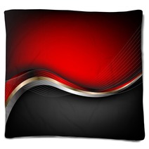 Stylish Abstract Red Background Vector Blankets 75048626