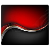 Stylish Abstract Red Background Vector Rugs 75048626