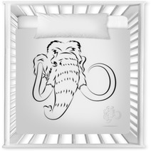 Stylized Mammoth Head Nursery Decor 58575814