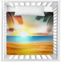 Summer Beach Background - Vector Nursery Decor 66870015