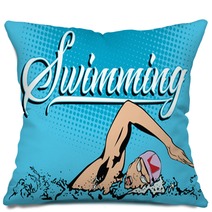 Summer Kinds Of Sports Swimming Pillows 111466042