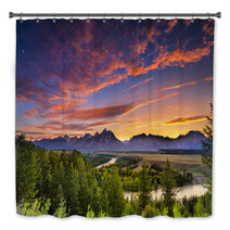 Summer Sunset At Snake River Overlook Bath Decor 54651413