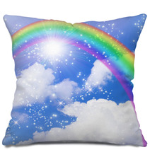 Sun And Rainbow Pillows 61191678