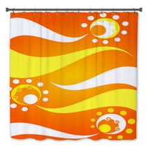 Sun Floral Waves Bath Decor 912462