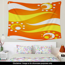 Sun Floral Waves Wall Art 912462