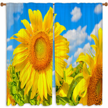 Sunflower Window Curtains 68693345