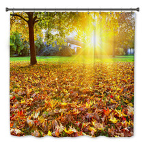 Sunny Autumn Foliage Bath Decor 55256728