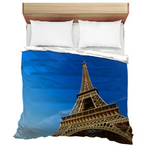 Sunny Morning And Eiffel Tower Paris France Bedding 62369183