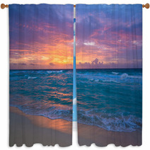 Sunrise In Cancun Window Curtains 54728393