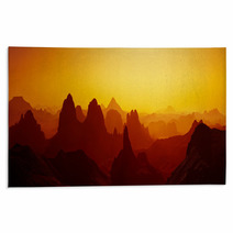 Sunrise In Sahara Desert Rugs 67027407