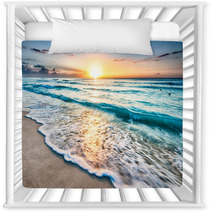 Sunrise Over Beach In Cancun Nursery Decor 64168411