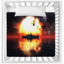 Sunset And Militaryboat Nursery Decor 97544169