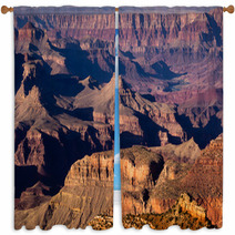 Sunset At Grand Canyon Window Curtains 72108301