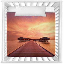 Sunset At Maldivian Beach Nursery Decor 61961137