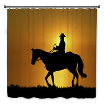 Sunset Horse Ride 2 Bath Decor 7723329