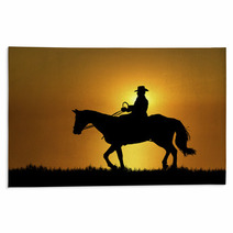 Sunset Horse Ride 2 Rugs 7723329