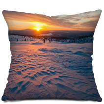 Sunset In The Tundra Pillows 60904171