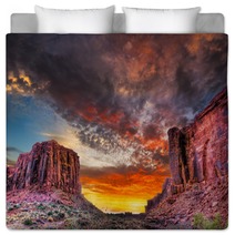 Sunset In The Utah Desert Bedding 69841543