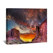 Sunset In The Utah Desert Wall Art 69841543