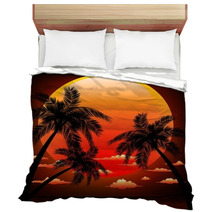 Sunset On Tropical Seascape-Tramonto Sul Mare Dei Tropici Bedding 53060638