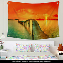 Sunset Panorama Wall Art 42726025