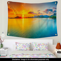 Sunset Panorama Wall Art 49840798