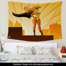 Super Hero - Female. Wall Art 47471612