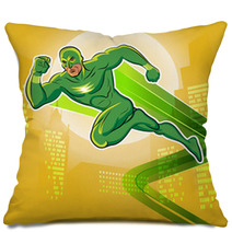 Super Hero. Vector Illustration On A Background Pillows 63785839