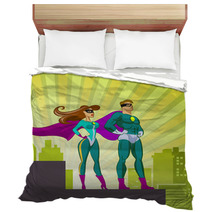 Super Heroes - Male And Female. Bedding 56197586