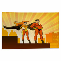 Super Heroes - Male And Female. Rugs 47471581