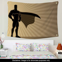 Superhero Background Wall Art 35202860