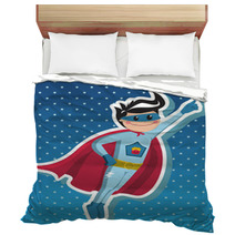 Superhero Boy Cartoon. Bedding 35152829
